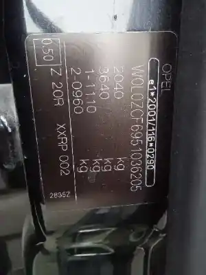 Veículo de Sucata opel vectra c berlina comfort do ano 2004 alimentado z19dth