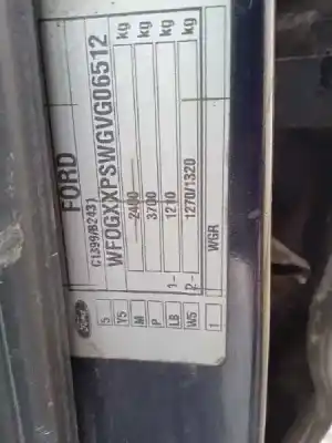 Veículo de Sucata ford galaxy (vx) 2.3 16v cat do ano 1997 alimentado y5b