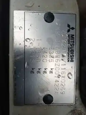 Scrapping Vehicle mitsubishi grandis (na0w) * of the year 2006 powered bsy