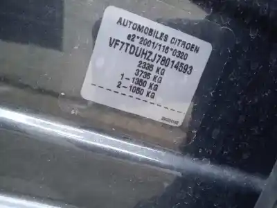 Véhicule à la ferraille citroen c6 exclusive de l'année 2008 alimenté uhz