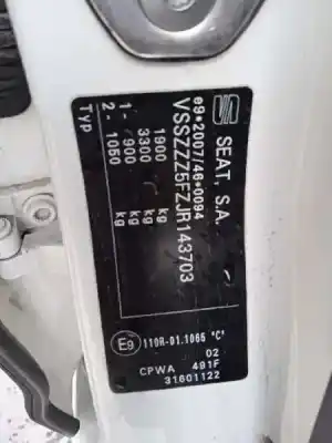 Véhicule à la ferraille seat                                               leon st (5f8)                                                                                                                                                                                                                                              style connect                                                                                                                                                                                                                                              de l'année 2018 alimenté cpwa