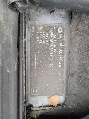 Veículo de Sucata skoda superb (3u4) elegance do ano 2006 alimentado awx