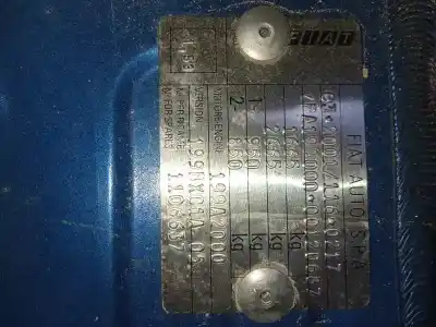 Veículo de Sucata fiat grande punto (199) 1.3 16v jtd cat do ano 2006 alimentado 199a2000