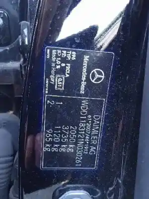 Scrapping Vehicle mercedes-benz clase cla (w118) 200 d coupe of the year 2022 powered 654920