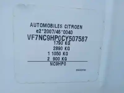 Scrapping Vehicle citroen c4 lim. collection of the year 2012 powered 9h06