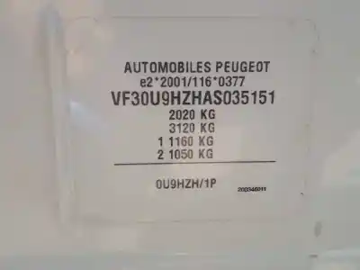 Sloopvoertuig peugeot 3008 premium van het jaar 2010 aangedreven 9hz