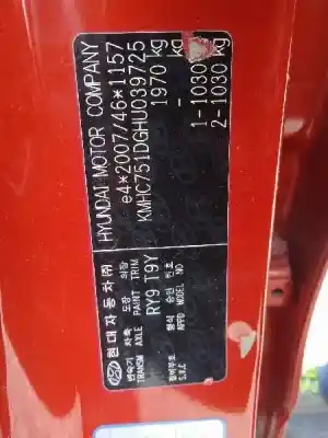 Veículo de Sucata hyundai ioniq hybrid do ano 2017 alimentado g4le