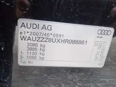 Утилизация автомобиля audi q3 (8ug) attraction года 2017 питание dfta