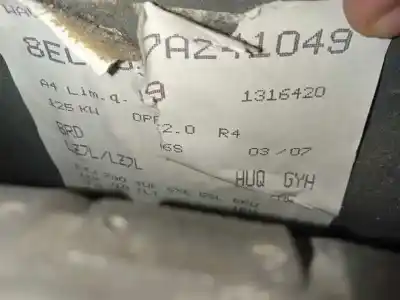 Veículo de Sucata audi a4 berlina (8e) 2.0 tdi quattro (dpf) (125kw) do ano 2007 alimentado brd