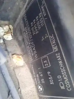 Veicolo di demolizione bmw serie 5 berlina (e39) 525tds dell'anno 1998 alimentato 256t1