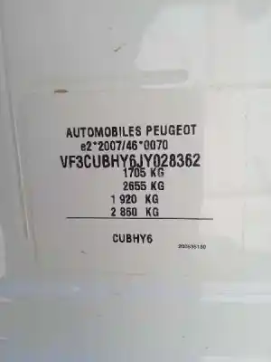 Veículo de Sucata peugeot 2008 (--.2013->) 1.6 blue-hdi fap do ano 2018 alimentado bh02