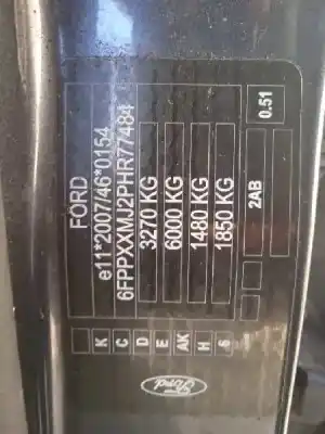 Veículo de Sucata ford ranger (tke) doble cabina 4x4 xlt limited do ano 2017 alimentado qj2w