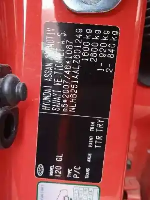 Veículo de Sucata hyundai i20 active 1.0 tgdi cat do ano 2019 alimentado g3lc