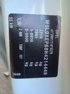 Veículo de Sucata opel corsa e van 1.3 cdti do ano 2017 alimentado b13dtc