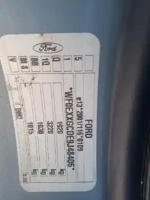 Veículo de Sucata ford c-max (cb3) 1.6 tdci cat do ano 2009 alimentado g8db