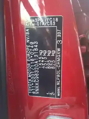 Здавання транспортного засобу toyota yaris (ksp9/scp9/nlp9) básico року 2007 потужний 1nd