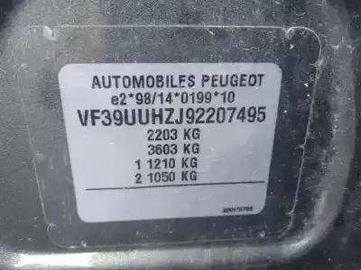 Vehicul casat peugeot 607 (s2) marfil pack al anului 2005 alimentat uhz