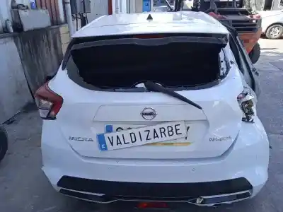 Veículo de Sucata nissan micra v (k14) 1.0 12v cat do ano 2019 alimentado h5d470