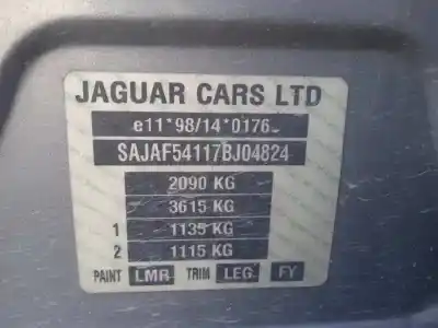 Здавання транспортного засобу jaguar x-type i (x400) 2.2 d року 2006 потужний bg