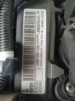 Scrapping Vehicle skoda octavia lim. (nx3) 2.0 tdi of the year 2021 powered dtrd