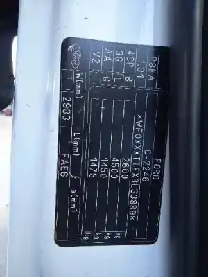 Véhicule à la ferraille ford transit caja cerrada ´06 2.2 tdci cat de l'année 2011 alimenté p8fa