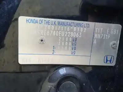 Vehicul casat honda cr-v 1.6 dtec cat al anului 2015 alimentat n16a2