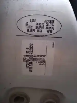 Veículo de Sucata dacia logan básico do ano 2007 alimentado k7j710