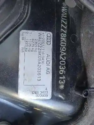 Vehicul casat audi s4 avant (8k5) 3.0 tfsi al anului 2009 alimentat caka