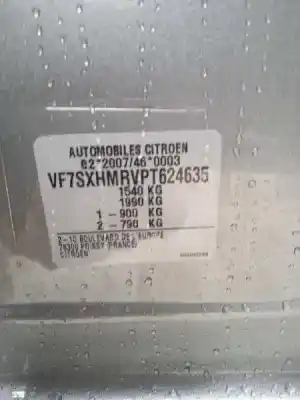 Scrapping Vehicle citroen c3 / c3 origin iii (sx) 1.2 vti 82 of the year 2023 powered hm05