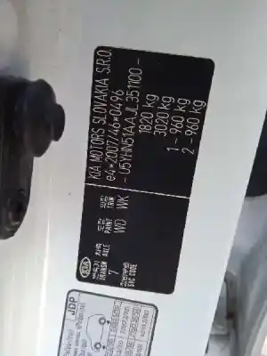 Scrapping Vehicle kia cee´d 1.0 tgdi cat of the year 2018 powered g3lc