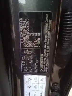 Sloopvoertuig kia e - niro hibrido van het jaar 2023 aangedreven g4ll