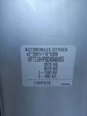 Vehicul casat citroen berlingo station wagon seduction al anului 2013 alimentat 9h06