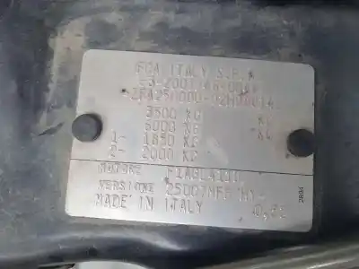 Veículo de Sucata fiat ducato maxi furgón g. vol. 35 (290) 2.3 jtd cat do ano 2019 alimentado f1agl411d Veículo de Sucata fiat ducato maxi furgón g. vol. 35 (290) 2.3 jtd cat do ano 2019 alimentado f1agl411d