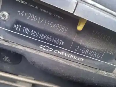 Veículo de Sucata chevrolet lacetti (j200) 2.0 d do ano 2008 alimentado z20s