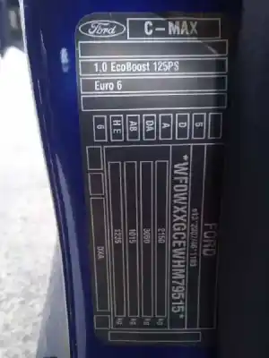 Veículo de Sucata ford grand c-max (ceu) trend do ano 2017 alimentado m1dd