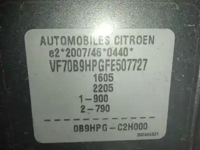 Veículo de Sucata citroen c4 cactus feel do ano 2015 alimentado 9h06