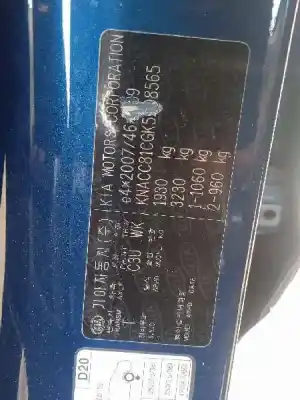 Scrapping Vehicle kia niro drive of the year 2018 powered g4le