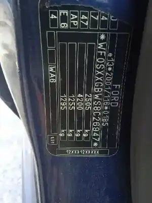 Scrapping Vehicle ford s-max (ca1) trend of the year 2008 powered qxwb