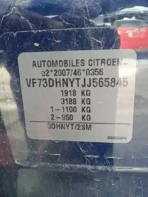Sloopvoertuig citroen c4 picasso ii 1.2 thp 130 van het jaar 2018 aangedreven hn02