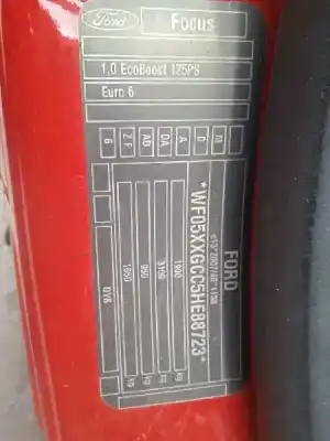 Veículo de Sucata ford focus turnier 1.0 ecoboost do ano 2018 alimentado m1dd