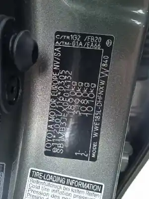 Scrapping Vehicle toyota auris 1.6 d-4d cat of the year 2017 powered n47c16a