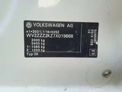 Здавання транспортного засобу volkswagen caddy ka/kb (2k) kombi року 2007 потужний bsu