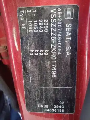 Veículo de Sucata seat leon st (5f8) cupra 300 4drive do ano 2018 alimentado dnue