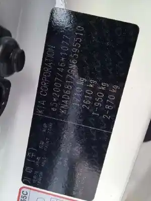 Sloopvoertuig kia stonic (ybcuv) 1.0 tgdi cat van het jaar 2021 aangedreven g3lf