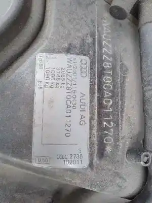 Veículo de Sucata audi a5 sportback (8t) 2.0 tdi (130kw) do ano 2011 alimentado cglc