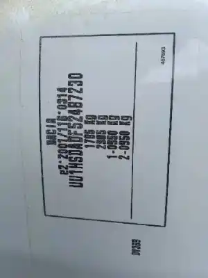 Veículo de Sucata dacia duster 1.5 dci diesel fap cat do ano 2015 alimentado k9k856