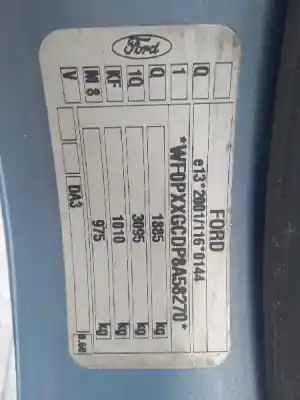 Scrapping Vehicle ford focus lim. (cb4) trend of the year 2008 powered 