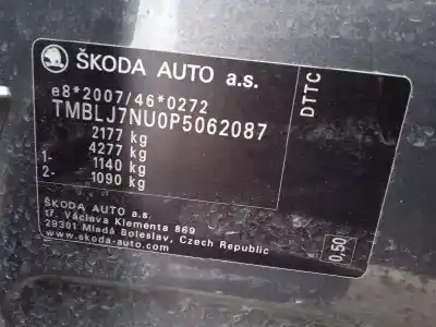 Veículo de Sucata skoda karoq (nu) 2.0 tdi do ano 2023 alimentado dttc