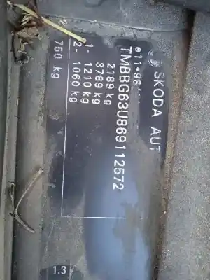 Veículo de Sucata skoda superb (3u4) elegance do ano 2006 alimentado bdg