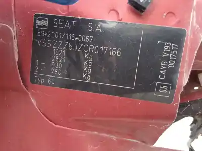 Veículo de Sucata seat ibiza iv sc (6j1, 6p5) 1.6 tdi do ano 2011 alimentado cayb